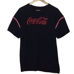 Vintage Coca Cola t-shirt black large 80’s 1980